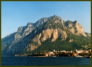 il guppo delle Grigne visto dal lago